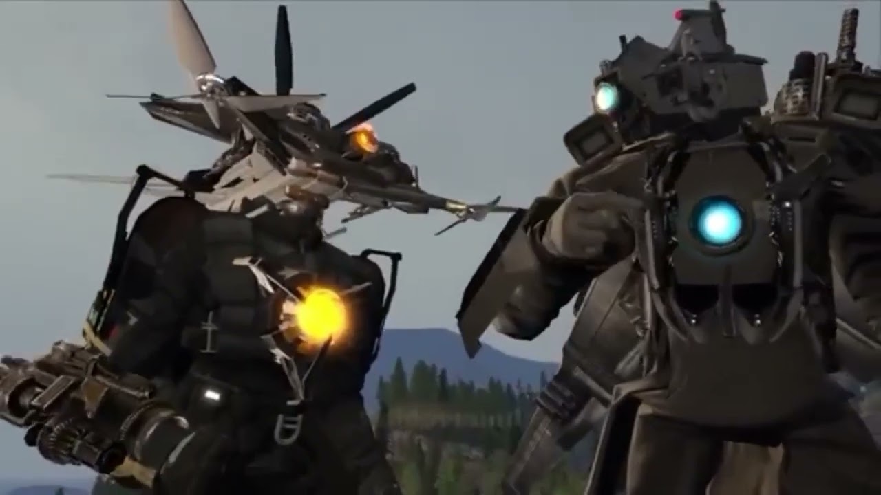 Titan drone man scene pack