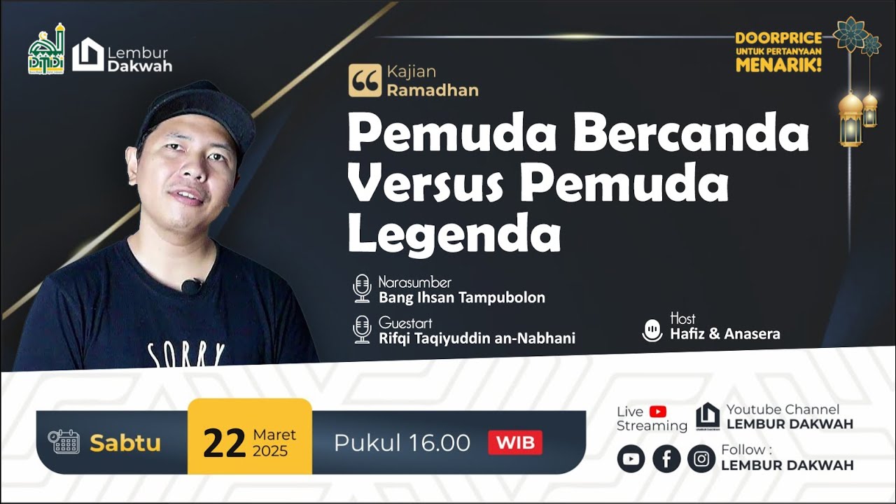 Pemuda Bercanda Versus Pemuda Legenda || Obrolan Seputar Ramadahan 1446 H