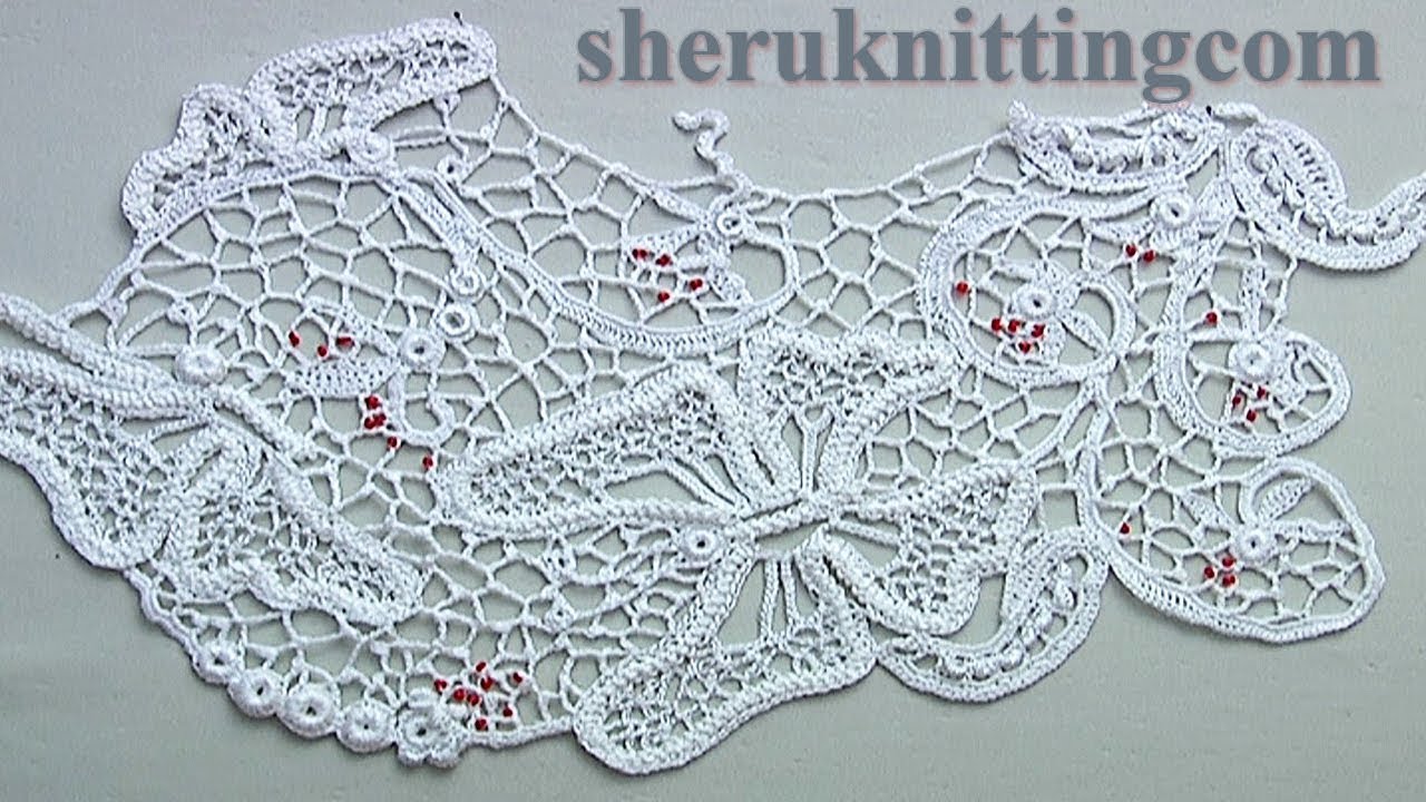 Irish Lace Project With Butterfly