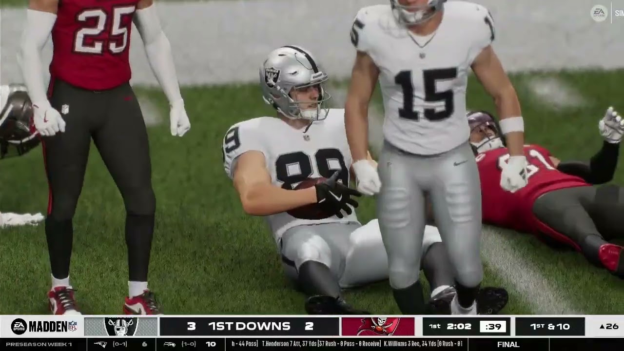 Trade, Draft and Preseason Week 1: Raiders Franchise Episode 2