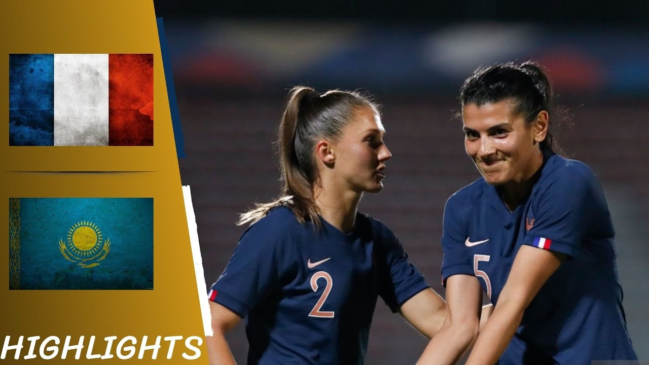 France vs Kazakhstan | Women's World Cup qualification - Highlights All Goals 26/10/21
