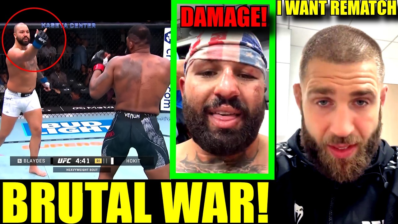 MMA Community React to GREATEST HEAVYWEIGHT FIGHT IN UFC HISTORY Josh Hokit - Blaydes,Jiri Prochazka