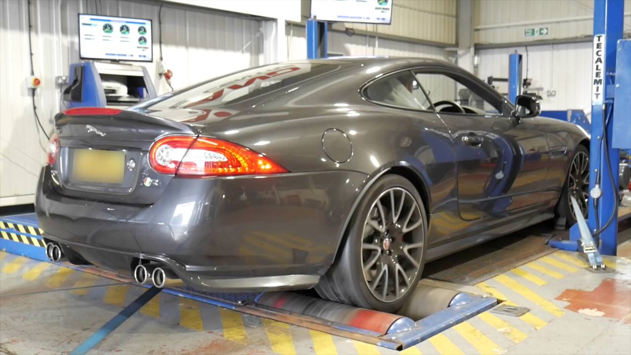 Jaguar XKR dyno run