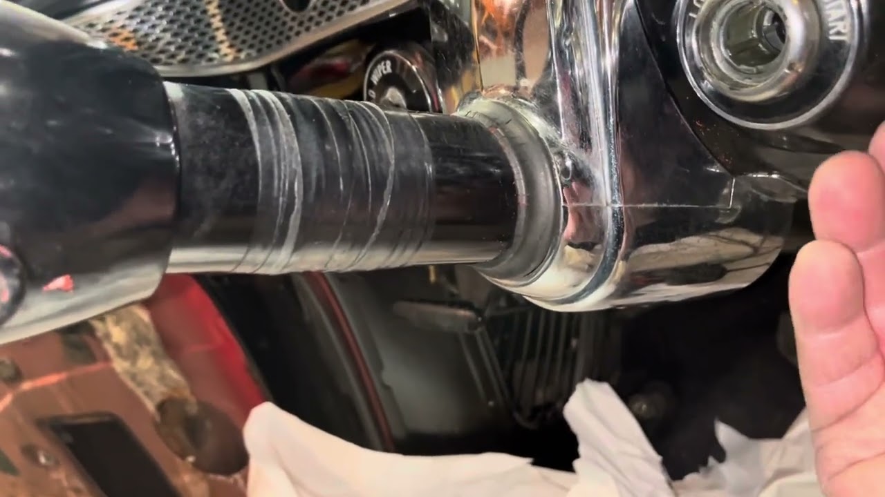 Removing the deluxe heater control on a 55 Chevy