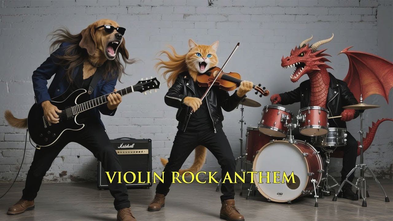Violin Rock Anthem – Epic Guitar Riffs & Soaring Violin | Hard Rock Instrumental