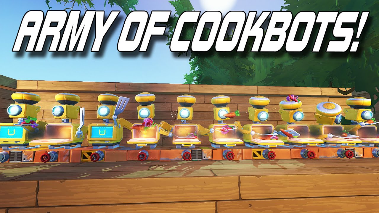 We Recruited an Army of Cookbots to Satisfy Our Hunger Needs! (Scrap Mechanic Co-op Survival Ep.33)