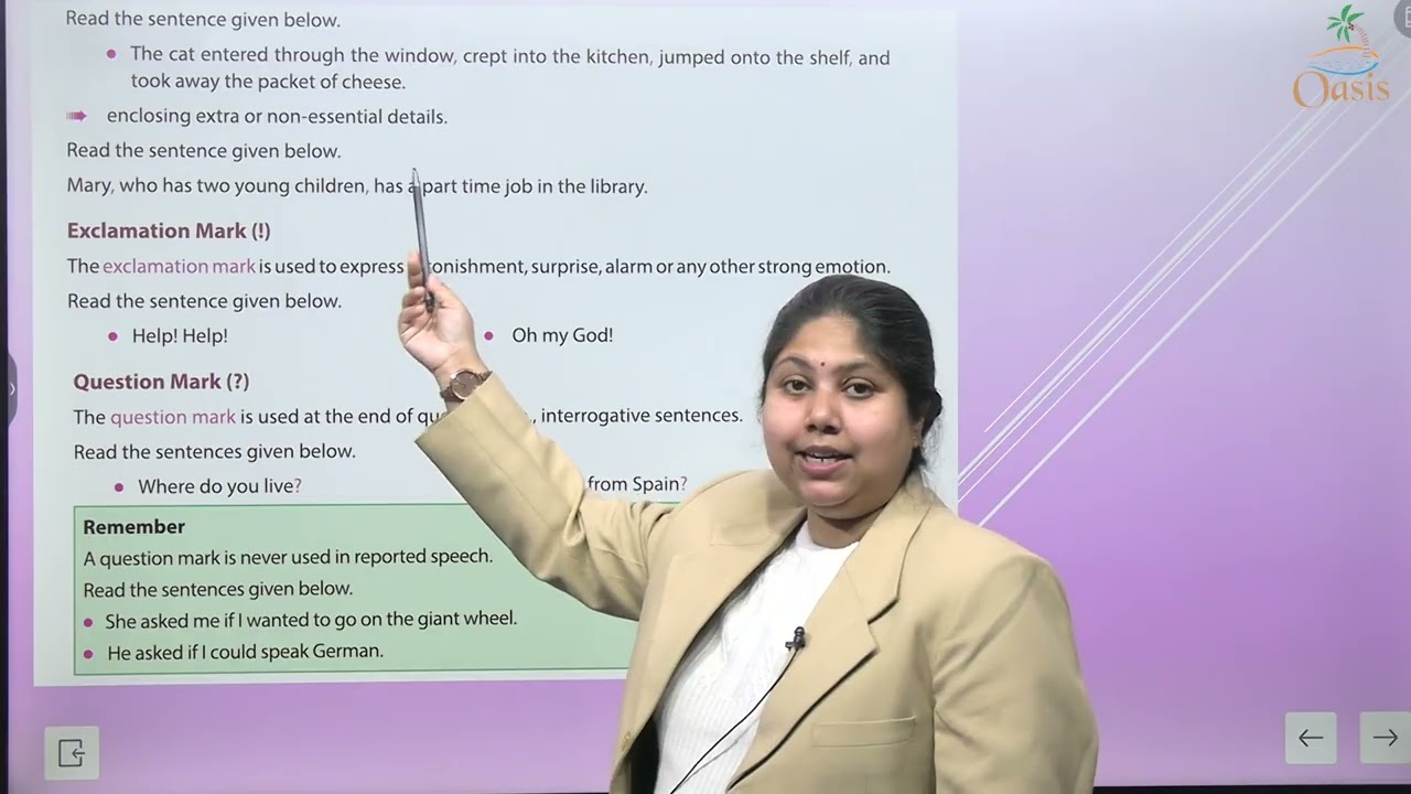 ENGLISH GRAMMAR GAIN CLASS 7 CHAPTER 20 PUNCTUATION