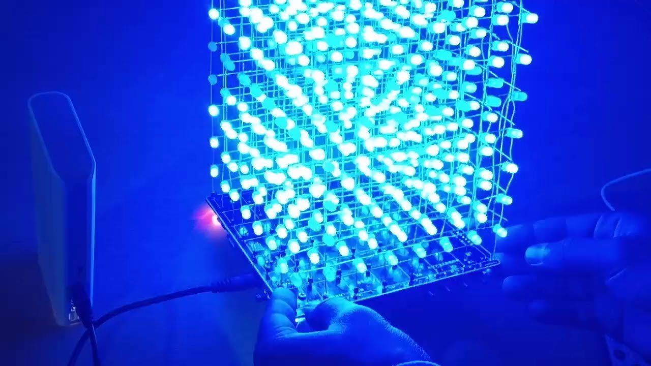 #1 Music Reactive LED Cube 8x8x8 | DIY Kit From Banggood