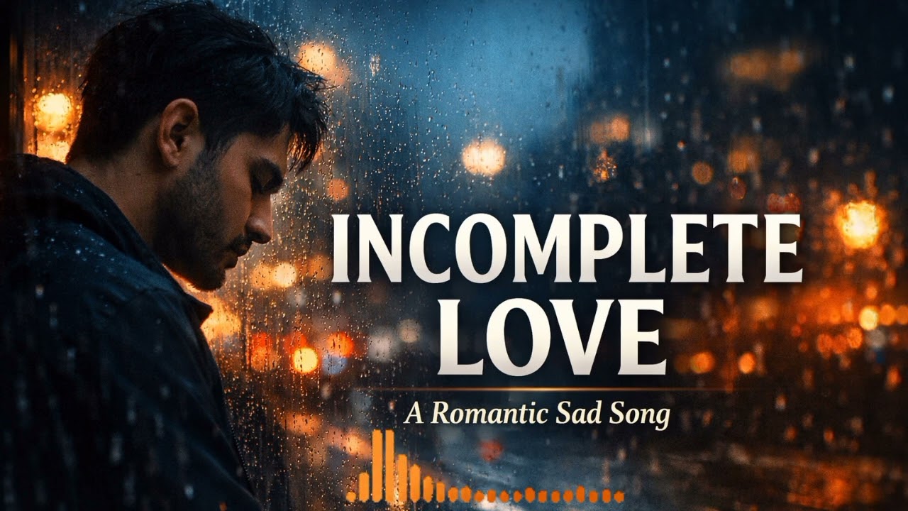 INCOMPLETE LOVE | A Romantic Sad Hindi Song | Heart Touching Emotional Love Story | Official Song