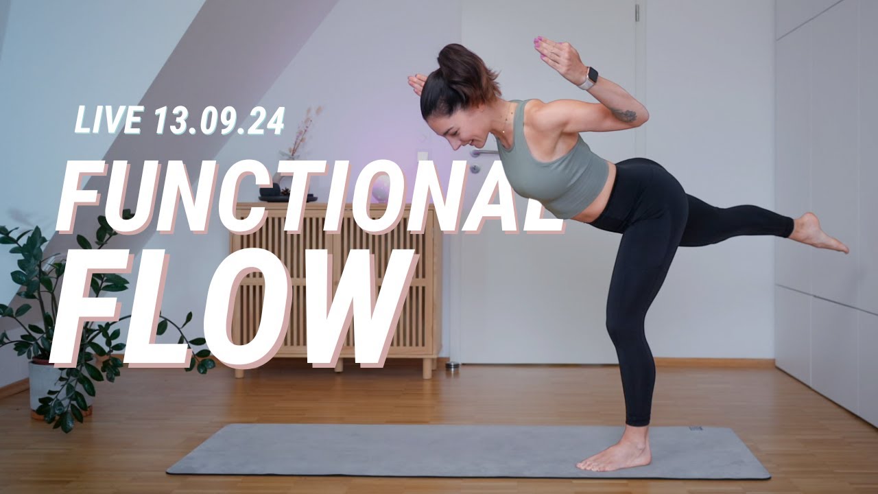 Functional Flow | Ganzkörper Training | Aufgebaute Abfolge | ZOOM Live Kurse | 12 Sep 24 | 45 Min.