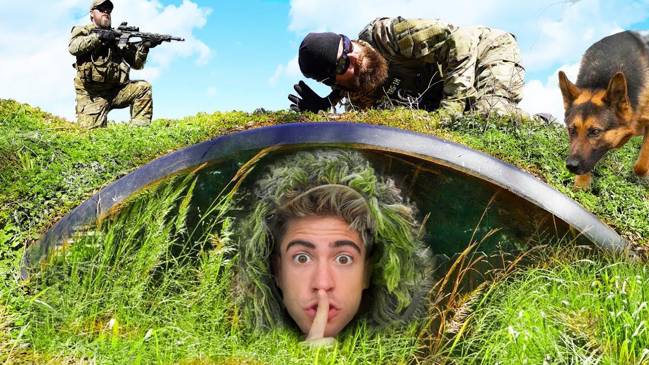 ИГРАЕМ В ПРЯТКИ С ВОЕННЫМ ОТРЯДОМ!!