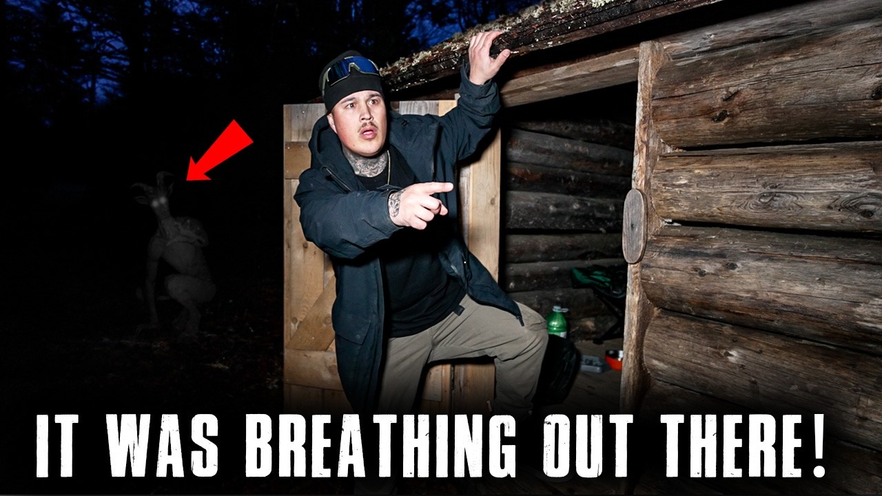 (I HEARD IT BREATHING!) SOMETHING Was STALKING My CABIN while CAMPING In HAUNTED GHOST TOWN