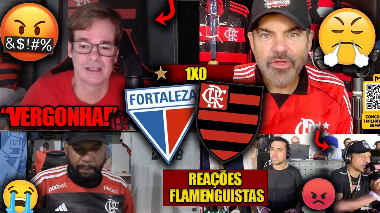 REA&Ccedil;&Otilde;ES dos FLAMENGUISTAS - FORTALEZA 1X0 FLAMENGO - BRASILEIR&Atilde;O 2025 - VAMOS RIR DO FLA! REACT
