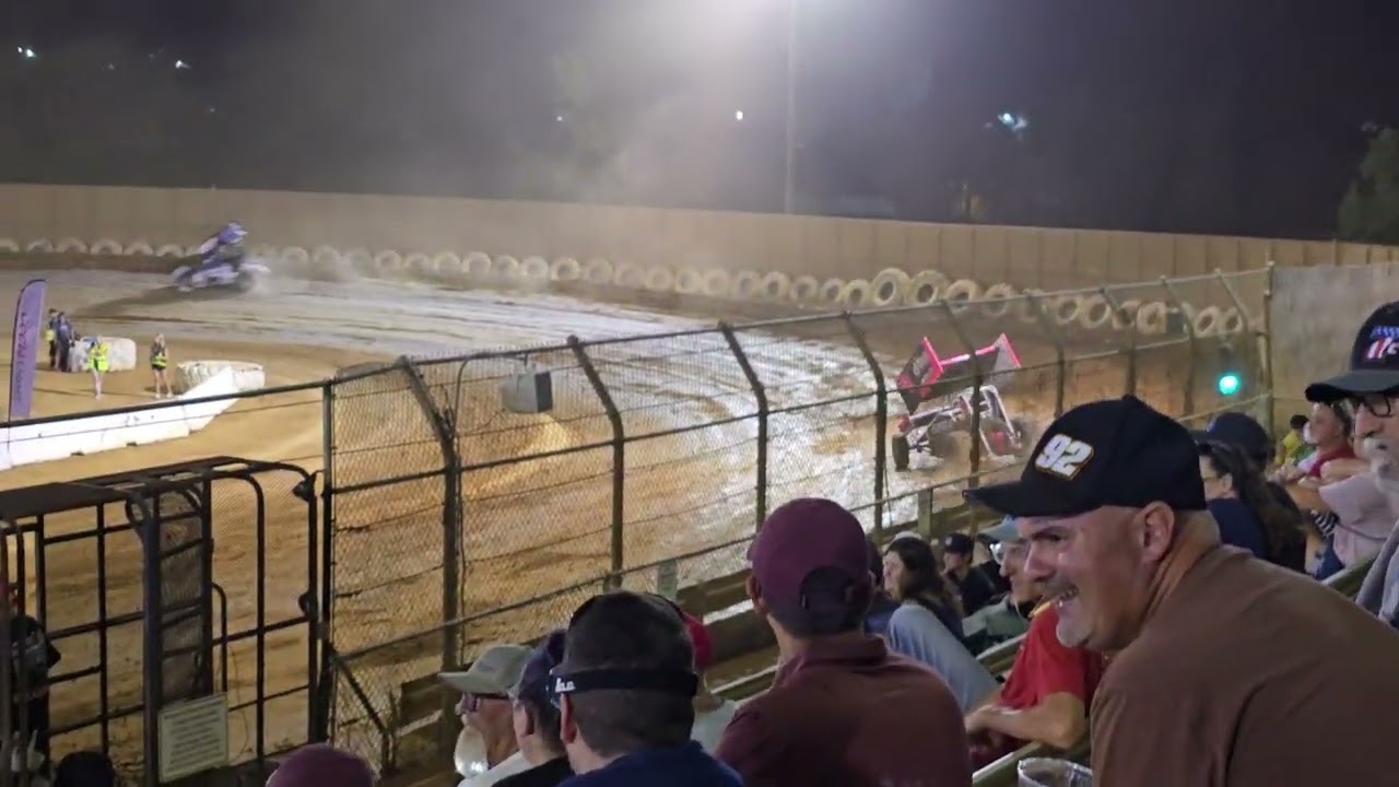 Jett #55 8-9-25 driving Clayton Snow's #7 Placerville Speedway 360 Main Part 1