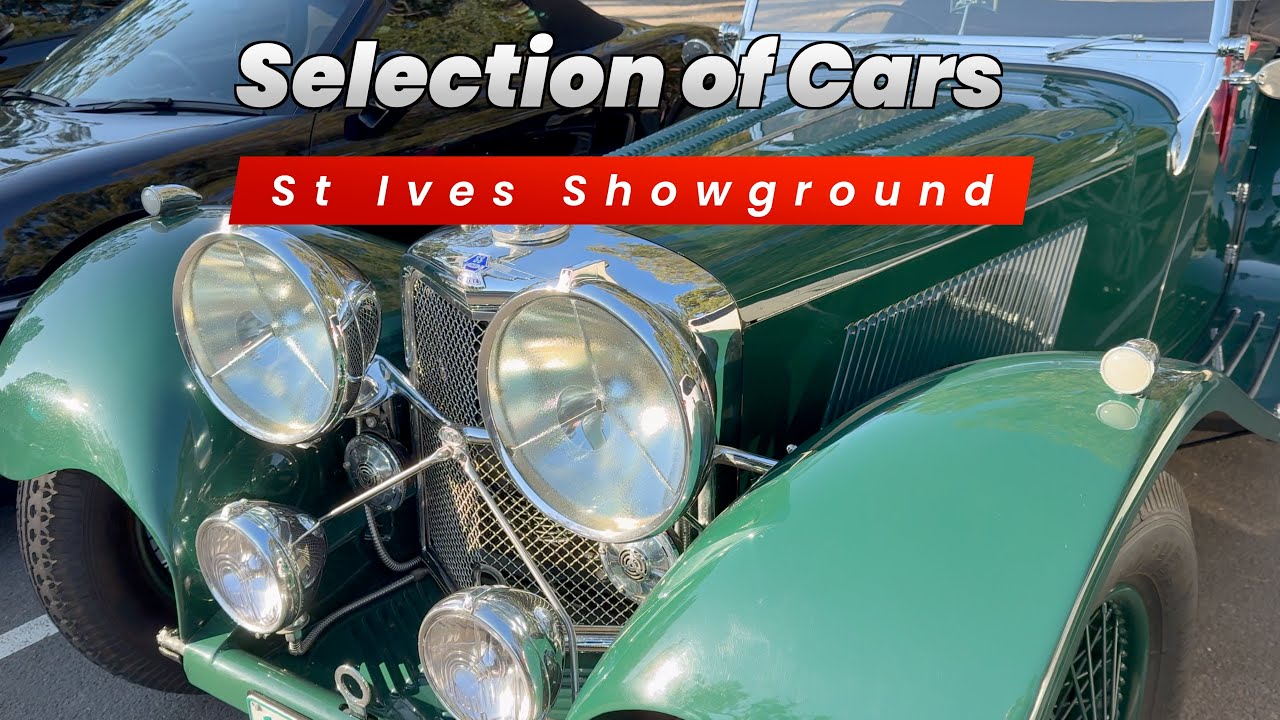 Selection of Cars at St Ives Showground