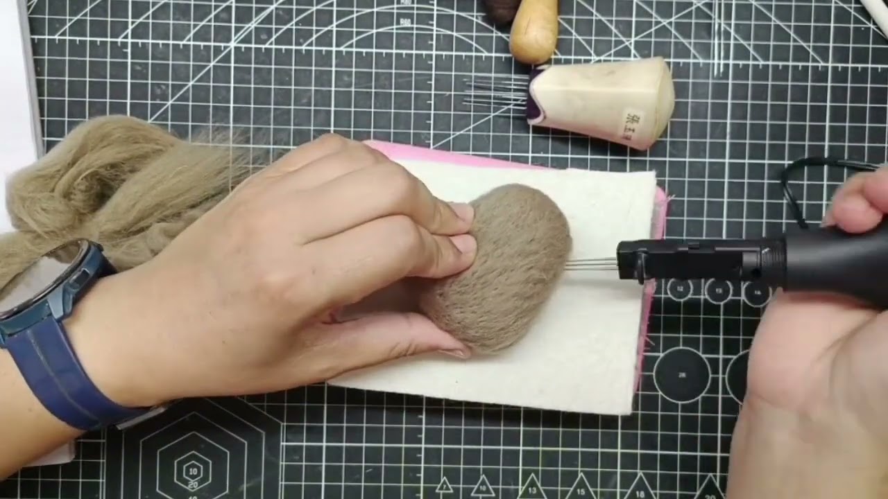 羊毛氈 兔兔製作教學