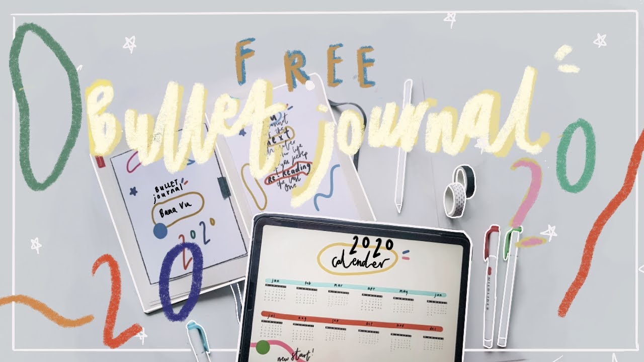 *FREE* 2020 Bullet Journal Spreads