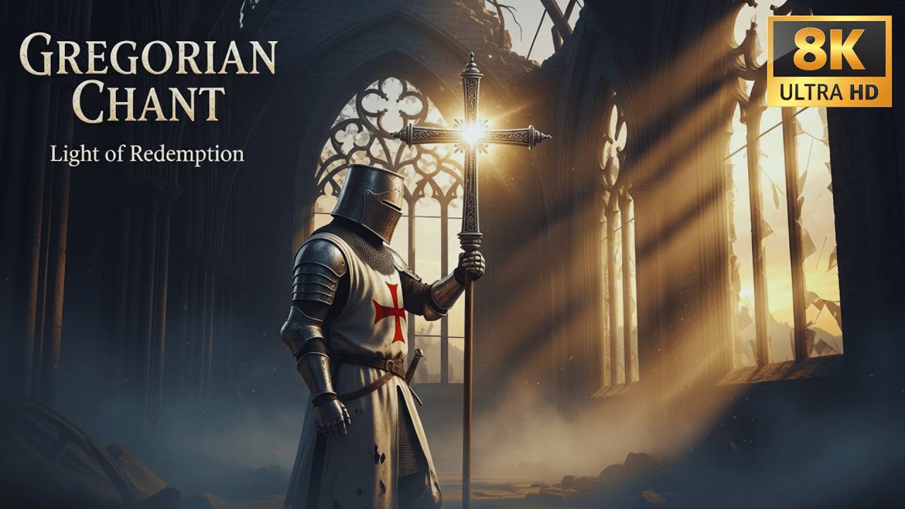 Gregorian Chant for Holy Courage ⛨ Templar Hymn of Strength | Faith, Devotion, and Sacred Hope