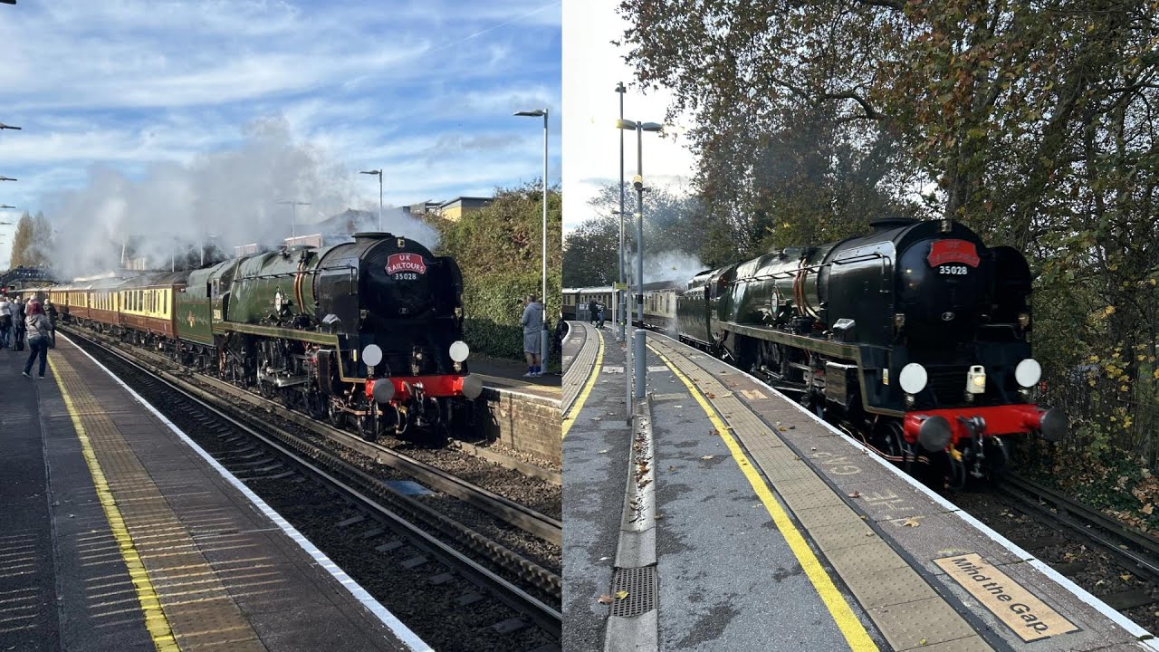 The Portsmouth Pullman with 35028 