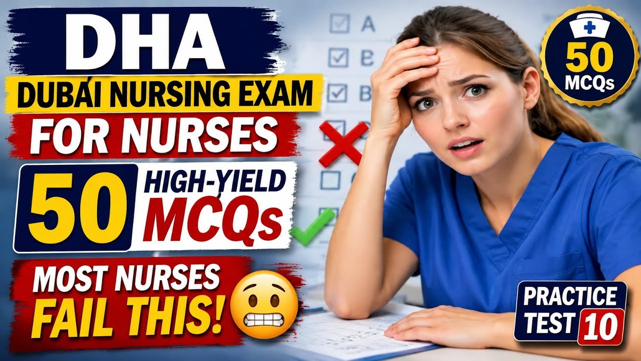 50 High-Yield DHA Exam Questions for Nurses