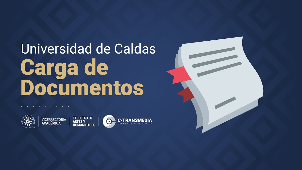 Video tutorial carga de documentos para matrícula.