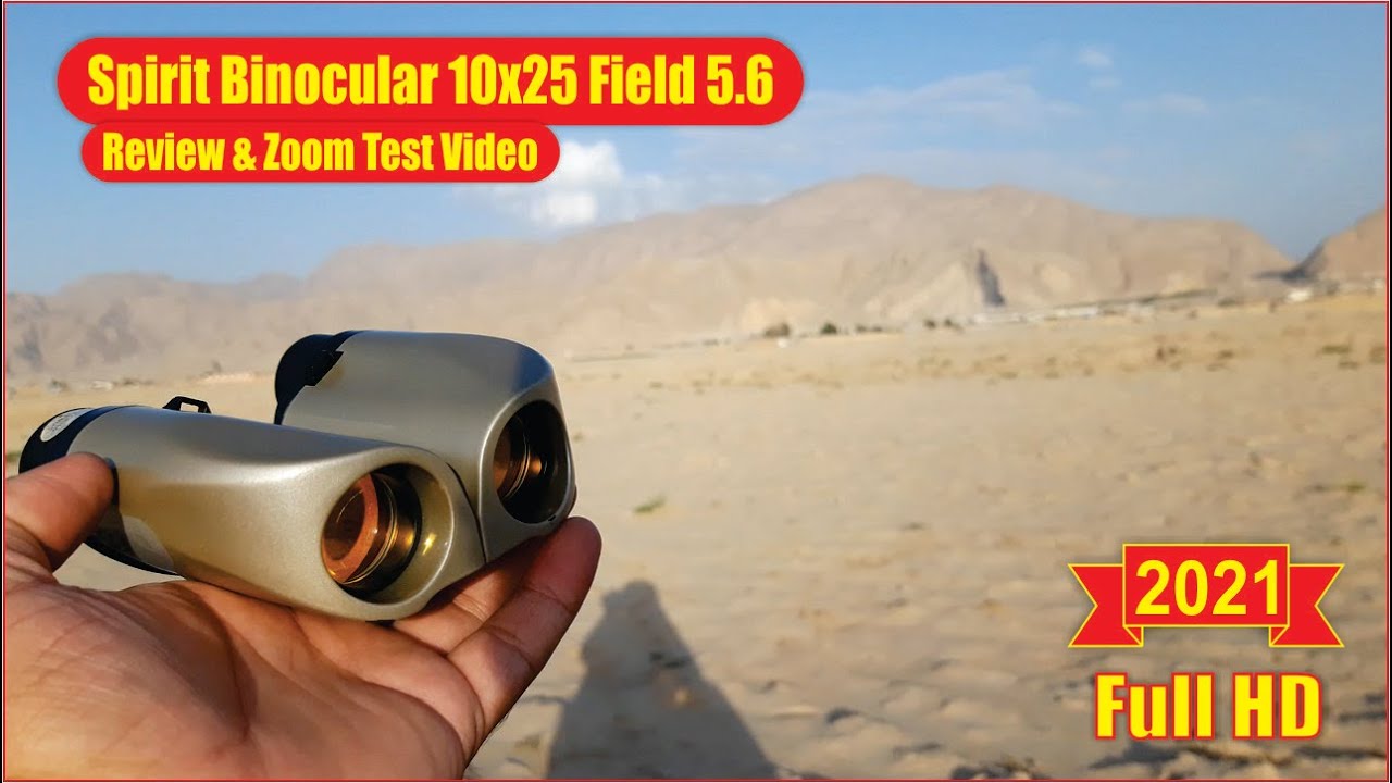 Spirit Binocular 10x25 Review and Zoom Test Video 2021