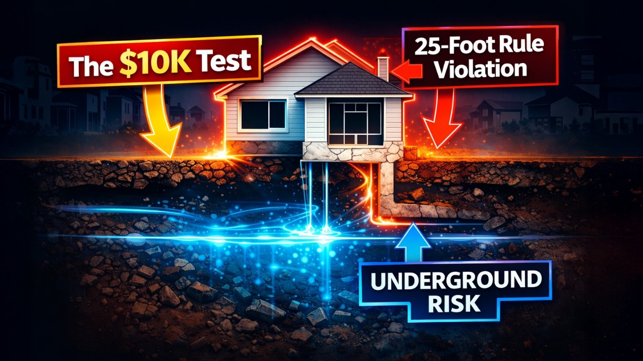 Your Lot Can Fail Before You Even Build: The 25-Foot Rule, Hidden Water, and the $10K Test