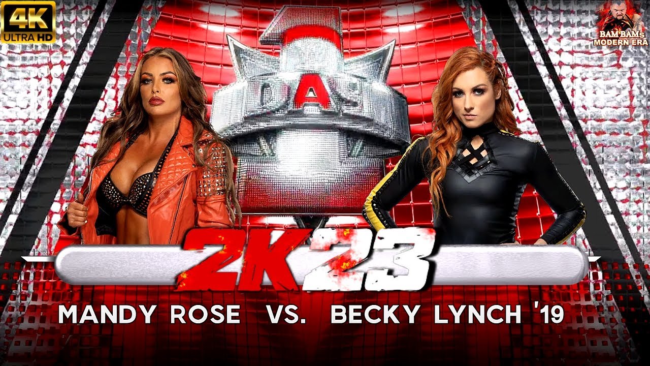 WWE 2K23 - Mandy Rose VS. Becky Lynch [4K PS5 GAMEPLAY]