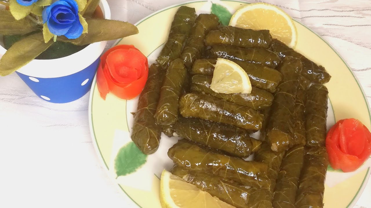 طريقة ورق العنب اللبناني بزيت الزيتون من الأطباق الفاخرة ولذيذ جدا جدا 👌👌