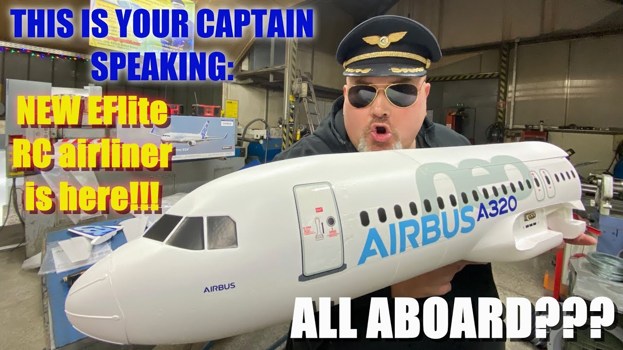 E-Flite Airbus A320 neo Twin 64mm EDF RC jet BNF & UMX Eratix BNF UNBOXING