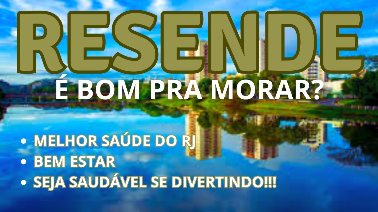 Cidade Campeã em saúde.Seja saudável em Resende com essas dicas legais e divertidas.