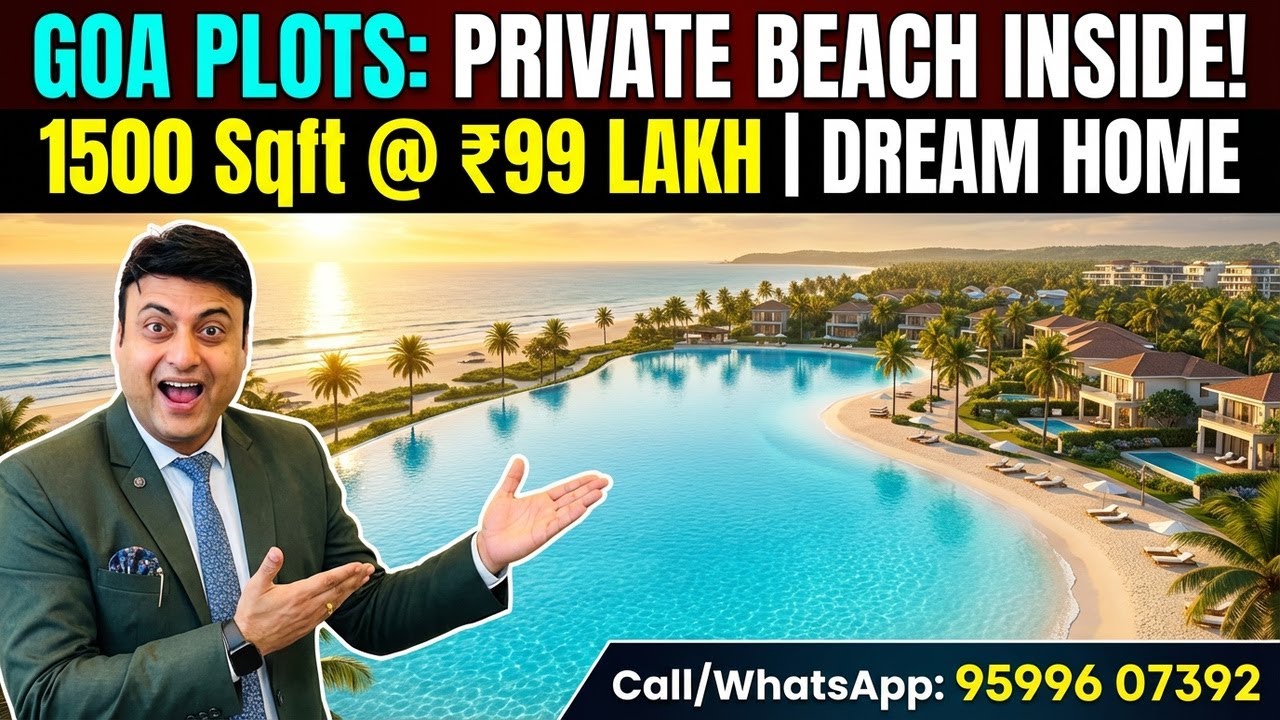 Premium Plots in Goa | 1500 Sqft @ ₹99 Lakh | Dream Home In Goa | Property Expert India 