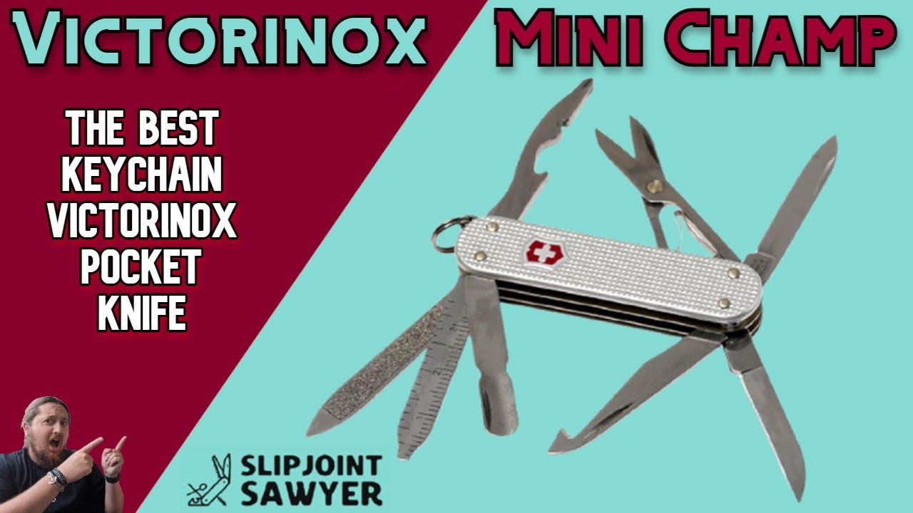 Victorinox Alox Mini Champ Swiss Army Knife 0.6381.26 - The Best Keychain Victorinox Pocket Knife!