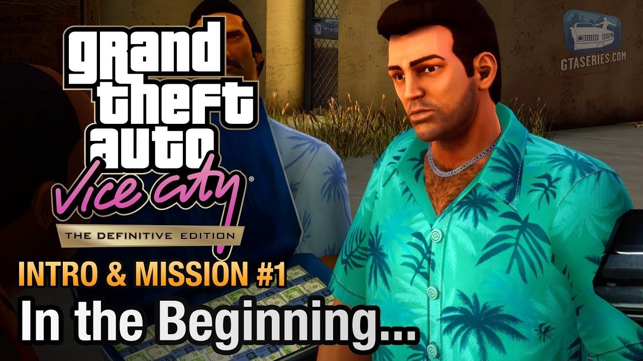 GTA Vice City - Intro & Mission #1 - In the beginning... (HD)