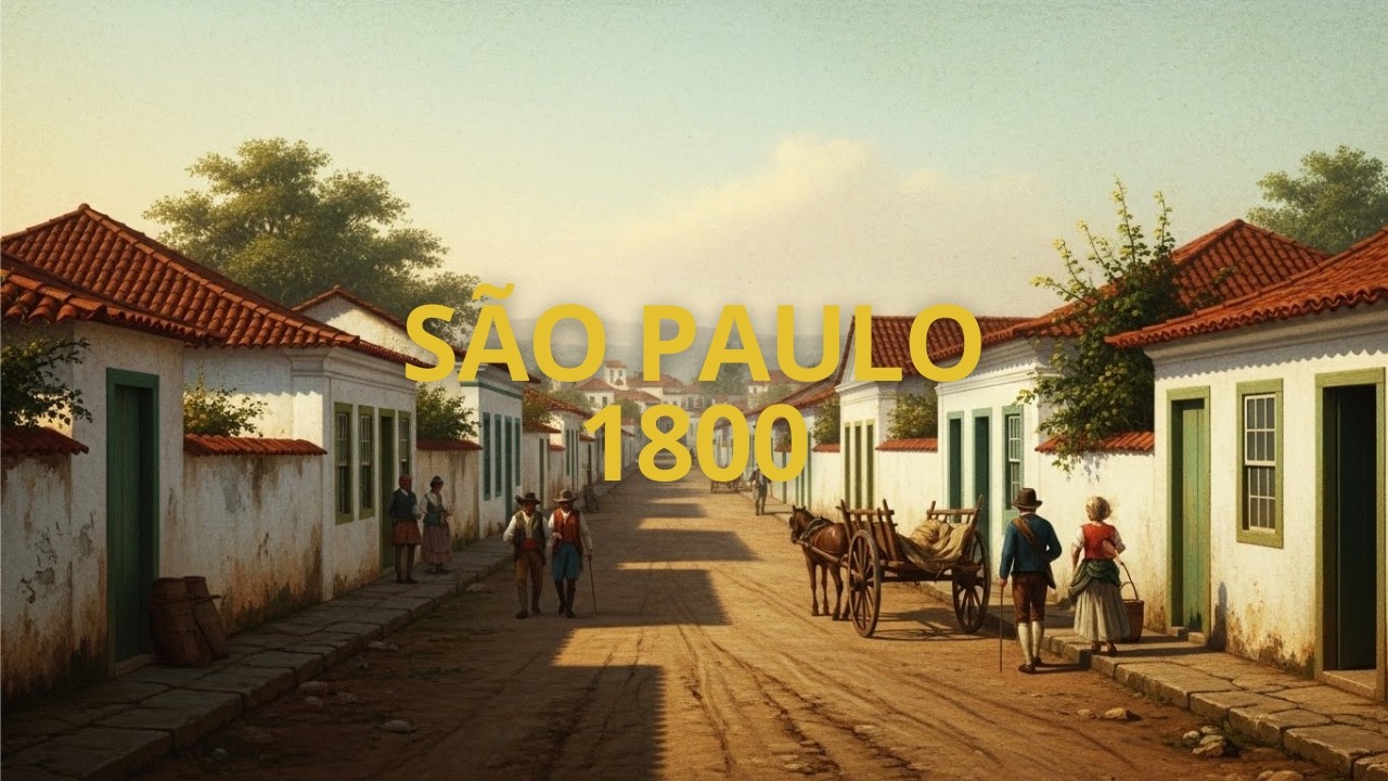 São Paulo Nos Anos 1800 (Reconstrução por IA)
