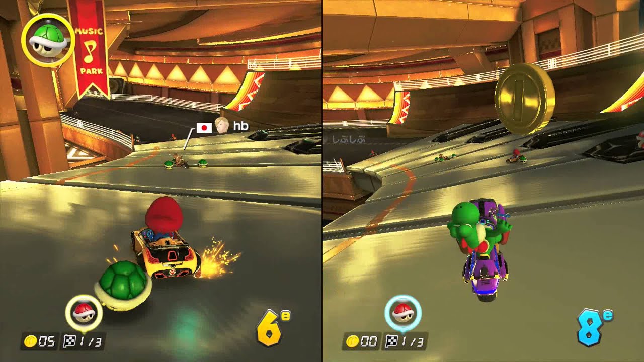Liveplay - Wii U - Mario Kart 8 - 2 player online
