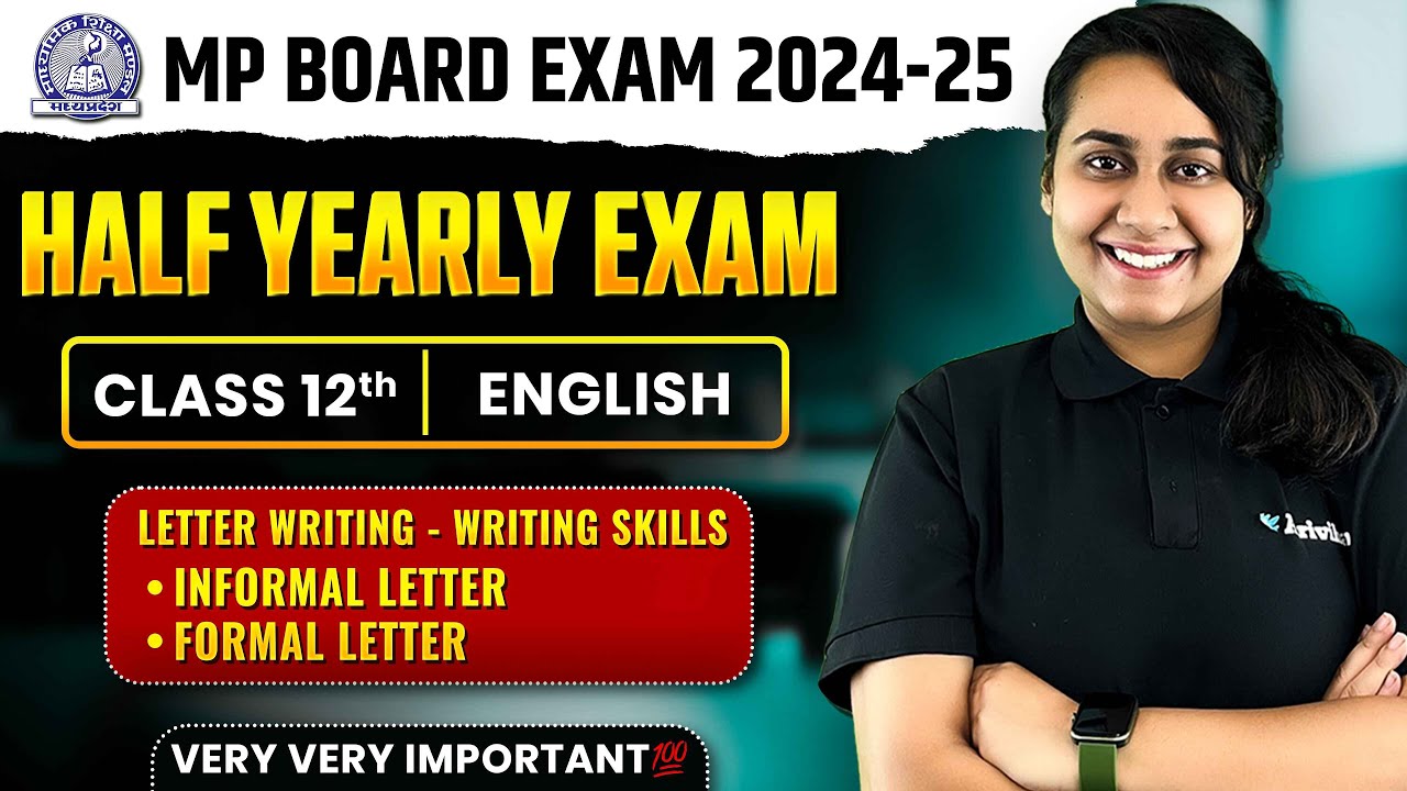 Writing Skills | Letter Writing With Examples | IMP Questions MP Board