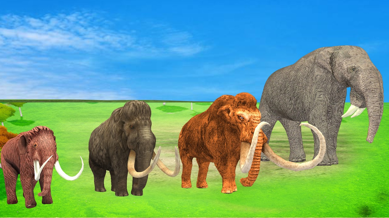 Types of Mammoths Size Comparison | Woolly, Columbian & Biggest Prehistoric Giants Ever!