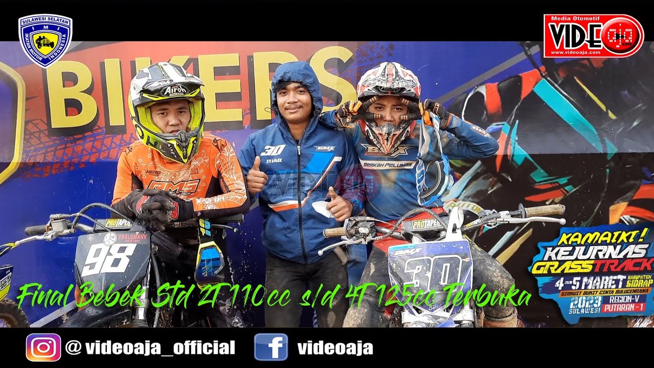 Angga Sapurede tercepat final bbk std 2t 110cc 4t 125cc terbuka Kejurnas gtx bulu cenrana sidrap