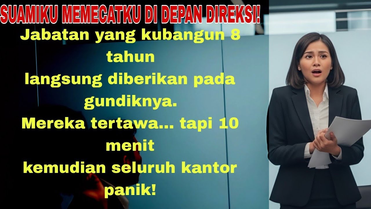 SUAMIKU MEMECATKU DI DEPAN DIREKSI & MEMBERI POSISIKU PADA GUNDIKNYA… 10 MENIT KEMUDIAN SEMUA PANIK!