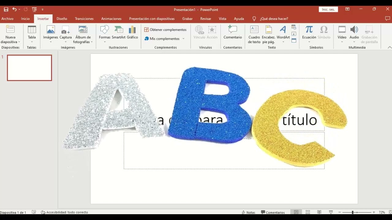 HACIENDO MOLDES PARA LETRAS EN POWERPOINT - TUTORIAL
