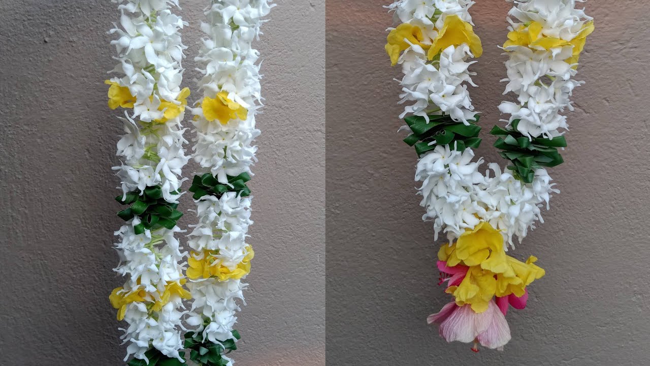 Garland Making/Mala making/ Fresh flowers garland 