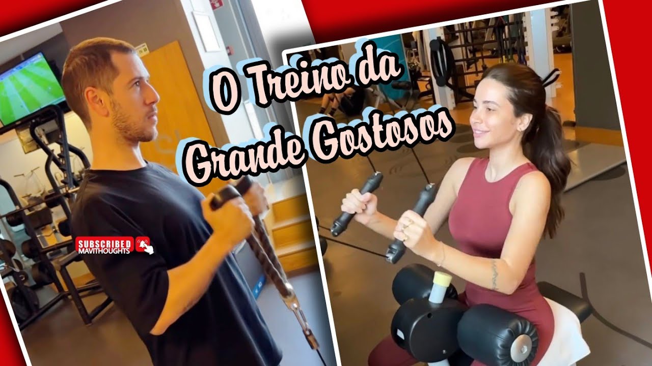 A Gata Bruna Gomes no Ginásio e bastante Motivada! 😂 | O Treino da Grande Gostosos Brunardo 🤍♥️ 🏋🏼