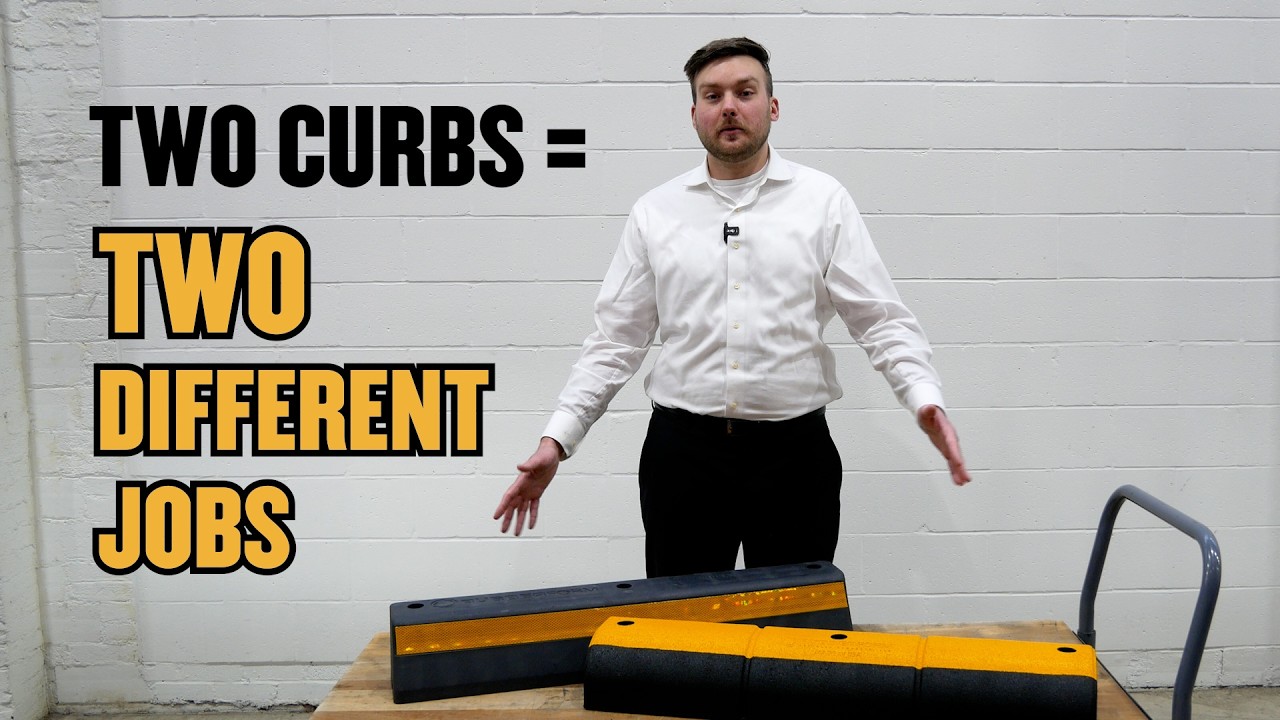 Engineered Rubber Curb vs. Traffic Curb | What’s the Difference?