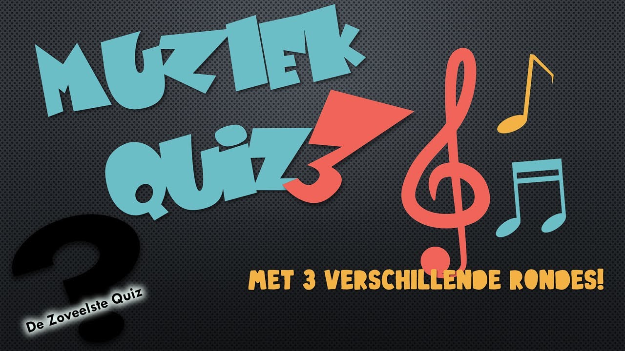 MUZIEK QUIZ Deel 3! 30 vragen in 3 verschillende rondes verdeeld!