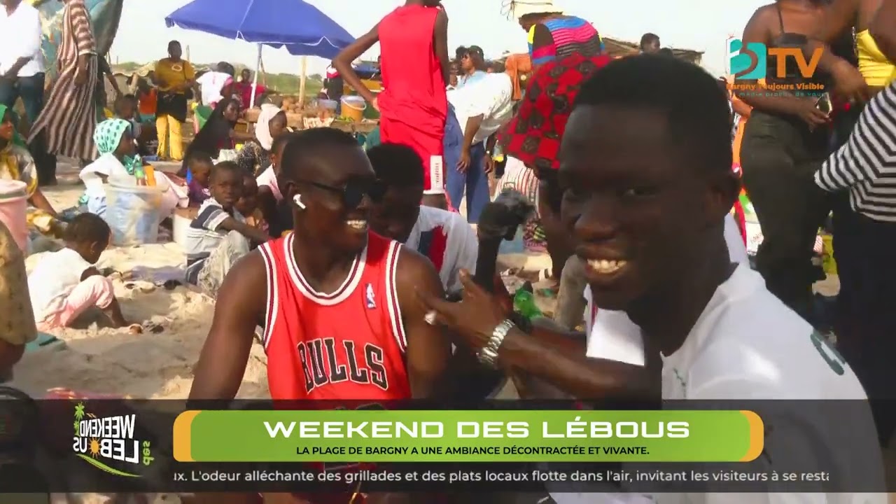 WEEKEND DES LEBOUS : Ambiance de la plage de Bargny