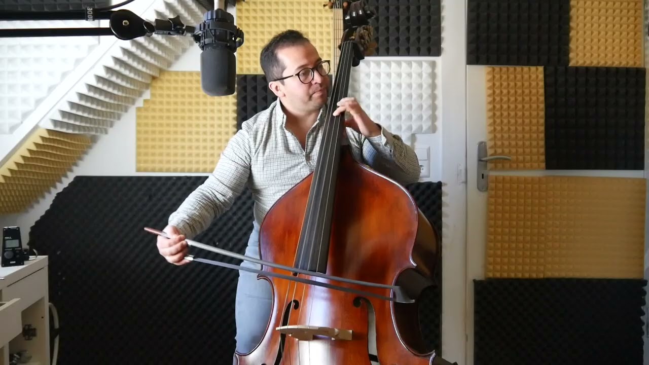 Exercises for relaxation of the left hand on the double bass