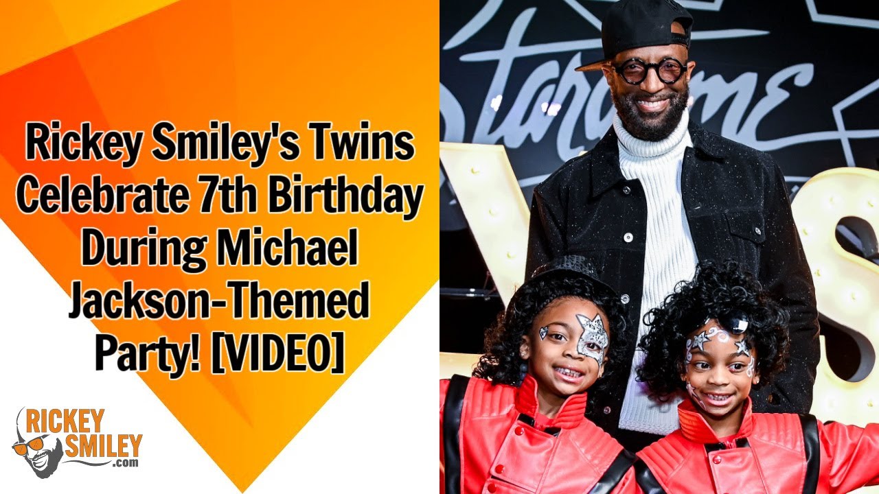 Rickey Smiley's Twins Celebrate 7th Birthday During Michael Jackson-Themed Party!