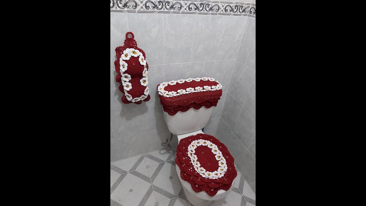 Juego de baño Amelia "Porta tapa"