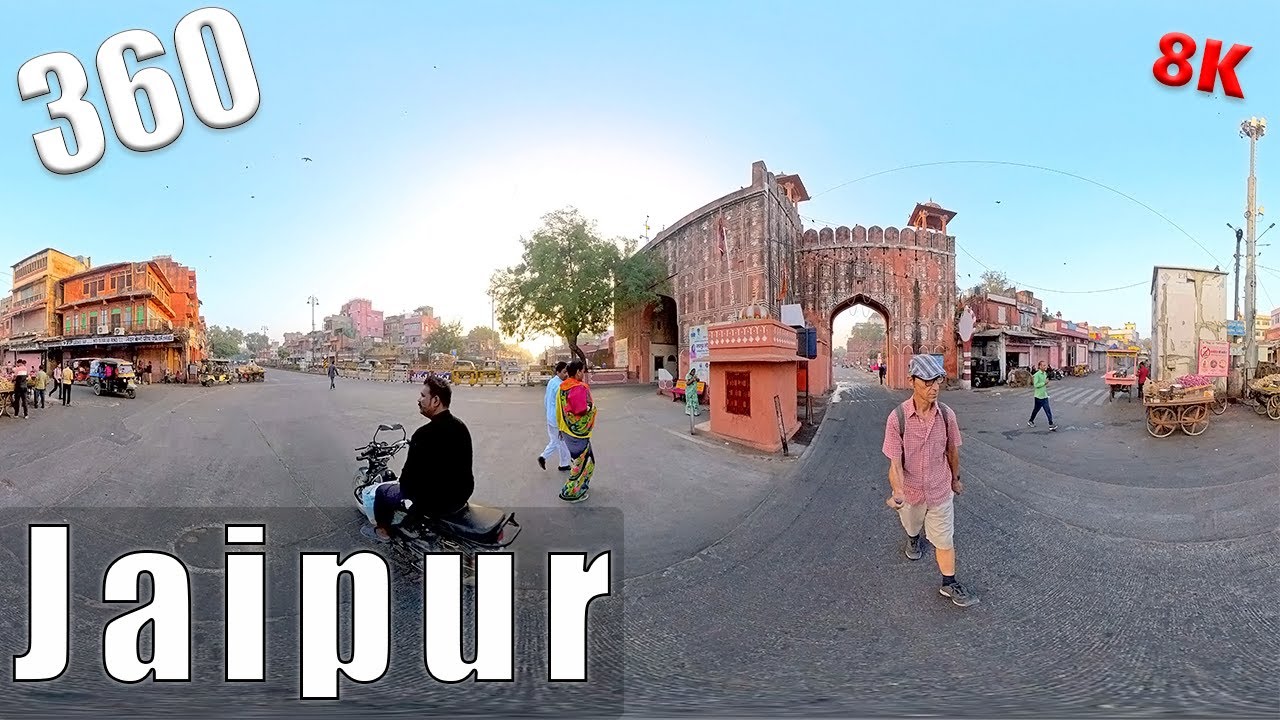 360VRJaipur,India-palaces and bazaars